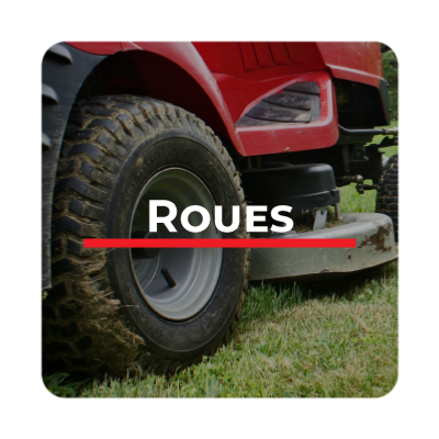 Vente de roues de tondeuse et de motoculteur